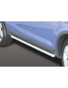 Tubi laterali in acciaio inox lucido 60mm Ford Kuga dal 2008 al 2012