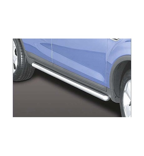 Tubi laterali in acciaio inox lucido 60mm Ford Kuga dal 2008 al 2012