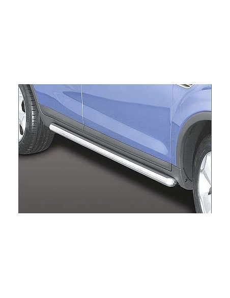 Tubi laterali in acciaio inox lucido 60mm Ford Kuga dal 2008 al 2012