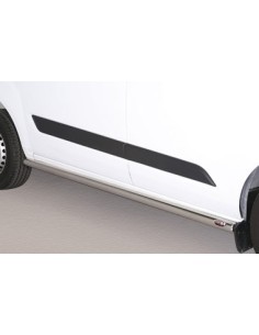 Tubi laterali in acciaio inox lucido 60mm Ford Transit Custom Short dal 201