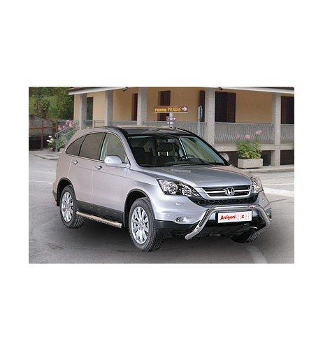 Tubi laterali in acciaio inox lucido 60mm Honda CR V dal 2010 al 2012