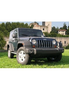 Tubi laterali in acciaio inox lucido 60mm Jeep Wrangler 2 porte dal 2007 al 2