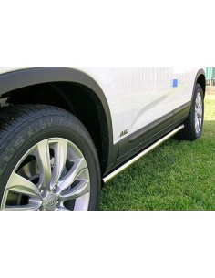 Tubi laterali in acciaio inox lucido 60mm Kia Sorento dal 2009 al 2011