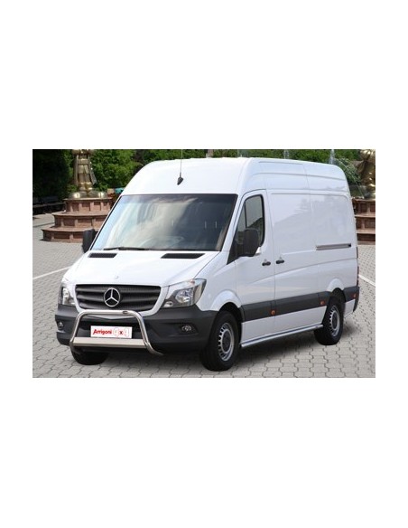 Tubi laterali in acciaio inox lucido 60mm Mercedes Sprinter dal 2007