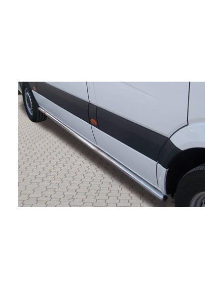 Tubi laterali in acciaio inox lucido 60mm Mercedes Sprinter dal 2007 al 201
