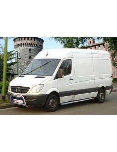 Tubi laterali in acciaio inox lucido 60mm Mercedes Sprinter dal 2007 al 201 2