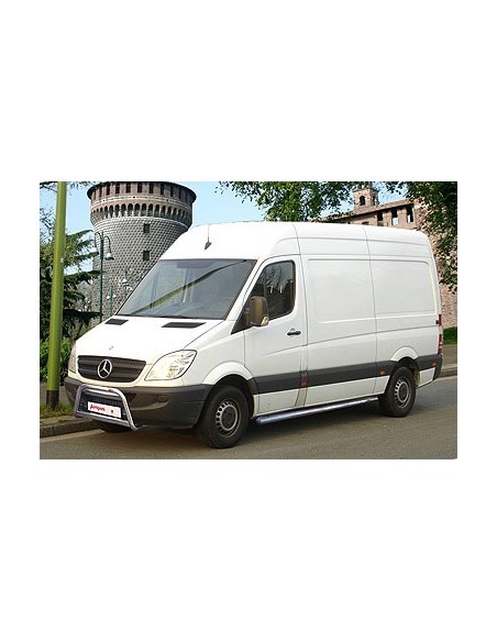 Tubi laterali in acciaio inox lucido 60mm Mercedes Sprinter dal 2007 al 201