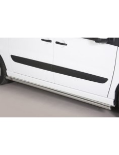 Tubi laterali in acciaio inox lucido di protezione 60mm Fiat Scudo 2006 202