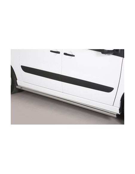 Tubi laterali in acciaio inox lucido di protezione 60mm Fiat Scudo 2006 202