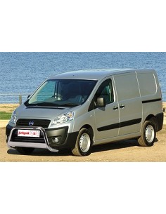 Tubi laterali in acciaio inox lucido di protezione 60mm Fiat Scudo 2006 202 2