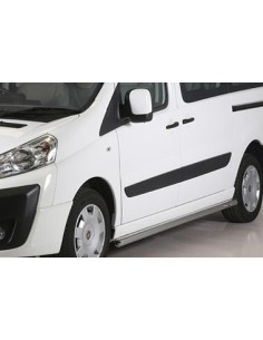 Tubi laterali in acciaio inox lucido di protezione 60mm Fiat Scudo 2006 202