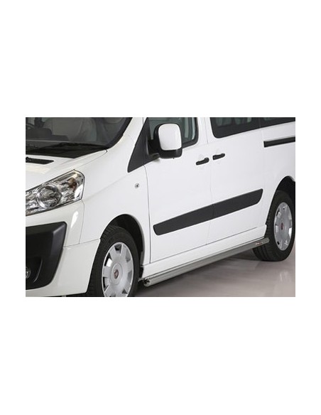 Tubi laterali in acciaio inox lucido di protezione 60mm Fiat Scudo 2006 202