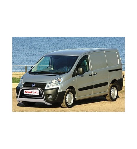 Tubi laterali in acciaio inox lucido di protezione 60mm Fiat Scudo 2006 202