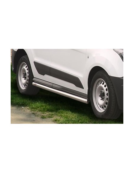 Tubi laterali in acciaio inox lucido 60mm Ford Connect dal 2014 passo corto