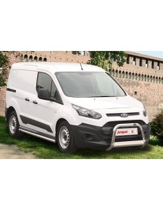 Tubi laterali in acciaio inox lucido 60mm Ford Connect dal 2014 passo corto 2