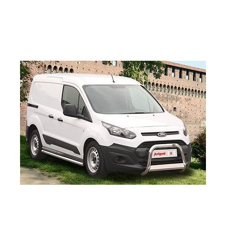 Tubi laterali in acciaio inox lucido 60mm Ford Connect dal 2014 passo corto