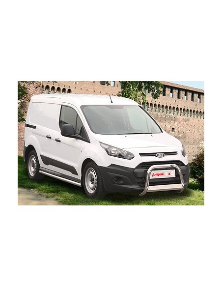 Tubi laterali in acciaio inox lucido 60mm Ford Connect dal 2014 passo corto