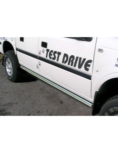 Tubi laterali in acciaio inox lucido di protezione 60mm Gonow GA200