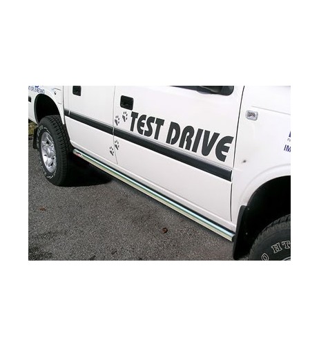 Tubi laterali in acciaio inox lucido di protezione 60mm Gonow GA200