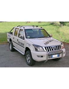 Tubi laterali in acciaio inox lucido di protezione 60mm Gonow GA200 2