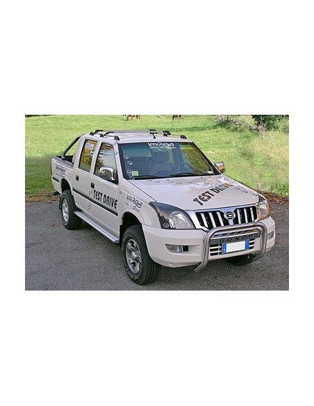 Tubi laterali in acciaio inox lucido di protezione 60mm Gonow GA200