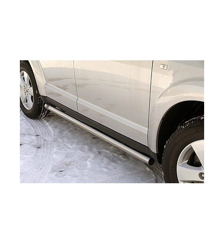 Tubi laterali in acciaio inox lucido di protezione Fiat Freemont dal 2011