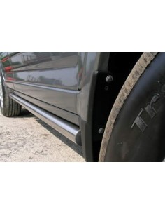 Tubi laterali in acciaio inox lucido Honda CR V dal 2005 al 2009