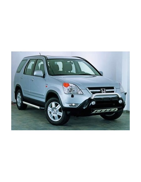 Tubi laterali in acciaio inox lucido Honda CR V dal 2005 al 2009