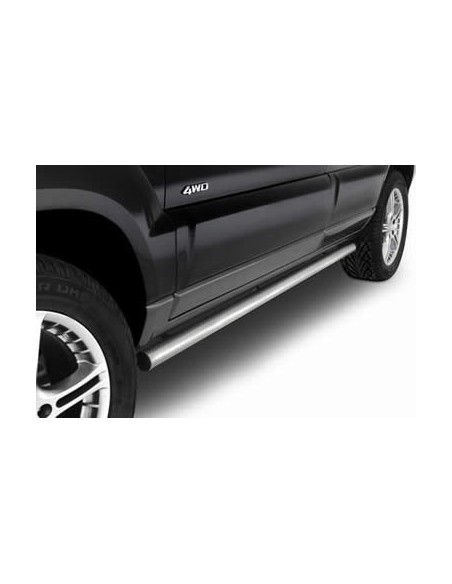 Tubi laterali in acciaio inox lucido Kia Sportage dal 2004 al 2007