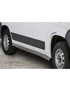 Tubi laterali in acciaio inox lucido protezione 60mm Fiat Ducato SWB dal 20