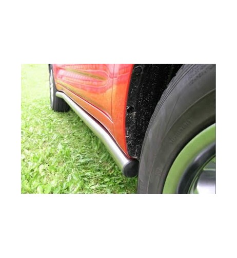 Tubi laterali in acciaio inox mat di protezione Daihatsu Terios J2 2006 200