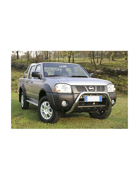 Tubi laterali ovali di protezione alluminio Nissan NP300 Double Cab 2008 20