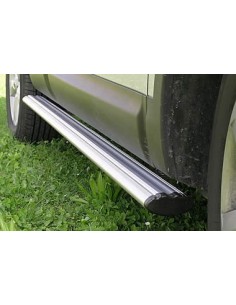 Tubi laterali ovali di protezione alluminio Nissan Qashqai 2006 2013