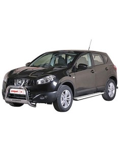 Tubi laterali ovali di protezione alluminio Nissan Qashqai 2006 2013 2
