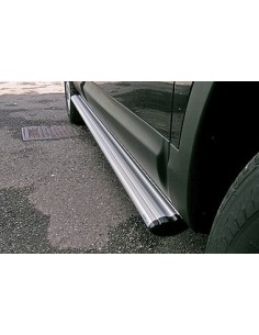 Tubi laterali ovali di protezione alluminio Nissan Qashqai 2