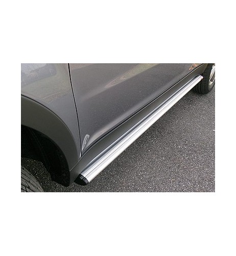 Tubi laterali ovali di protezione alluminio SsangYong Korando dal 2010