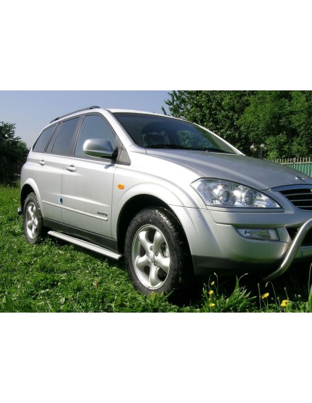 Tubi laterali ovali di protezione alluminio SsangYong Kyron dal 2005