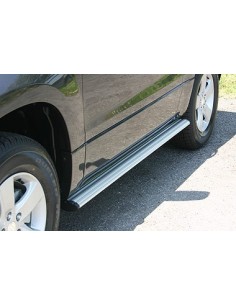 Tubi laterali ovali di protezione alluminio Suzuki Grand Vitara 2 porte 200