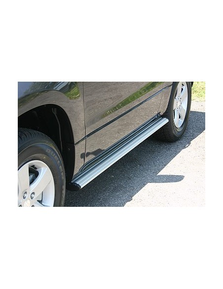 Tubi laterali ovali di protezione alluminio Suzuki Grand Vitara 2 porte 200