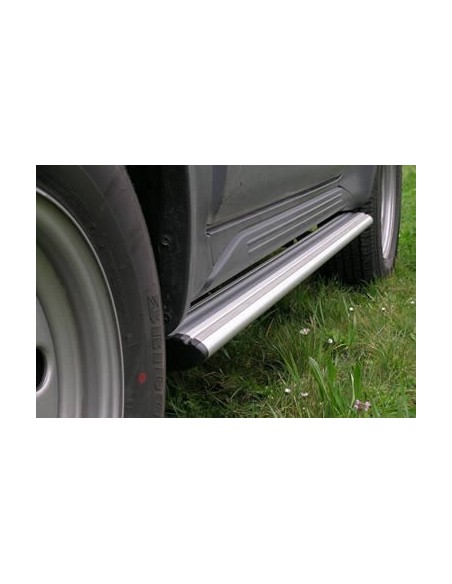 Tubi laterali ovali di protezione alluminio Suzuki Jimny fino al 2011