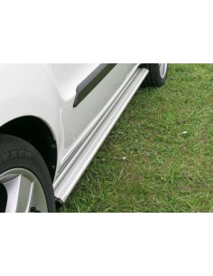 Tubi laterali ovali di protezione in alluminio Kia Soul dal 2009 al 2013