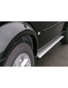 Tubi laterali ovali in alluminio di protezione Dodge Nitro dal 2008