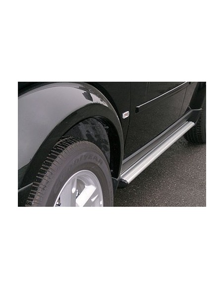 Tubi laterali ovali in alluminio di protezione Dodge Nitro dal 2008