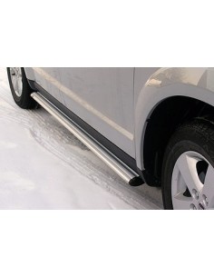 Tubi laterali ovali in alluminio di protezione Fiat Freemont dal 2011