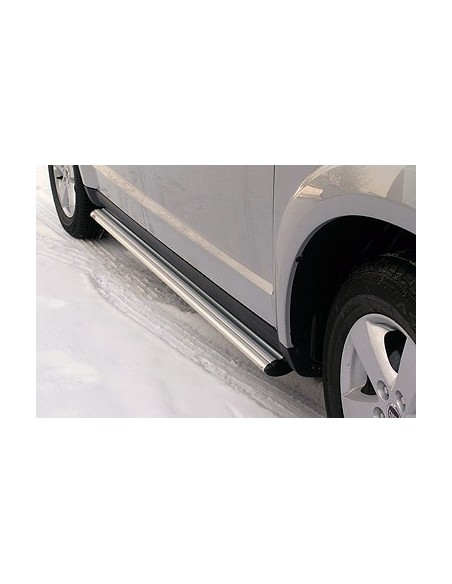 Tubi laterali ovali in alluminio di protezione Fiat Freemont dal 2011