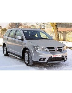 Tubi laterali ovali in alluminio di protezione Fiat Freemont dal 2011 2