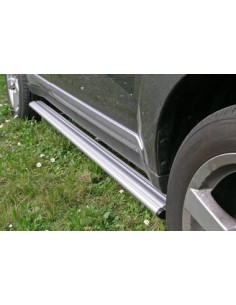 Tubi laterali ovali in alluminio di protezione Mitsubishi Outlander dal 201