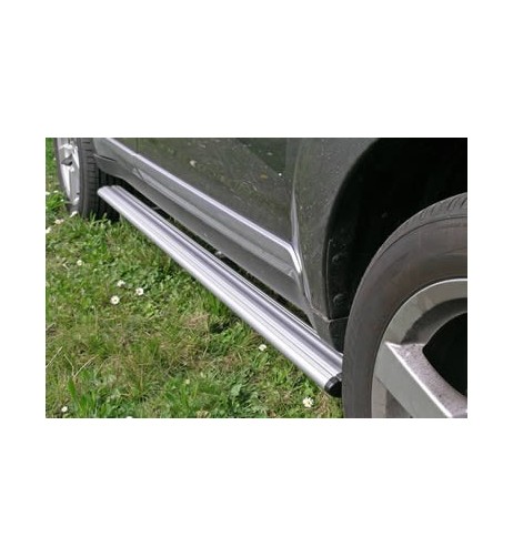 Tubi laterali ovali in alluminio di protezione Mitsubishi Outlander dal 201