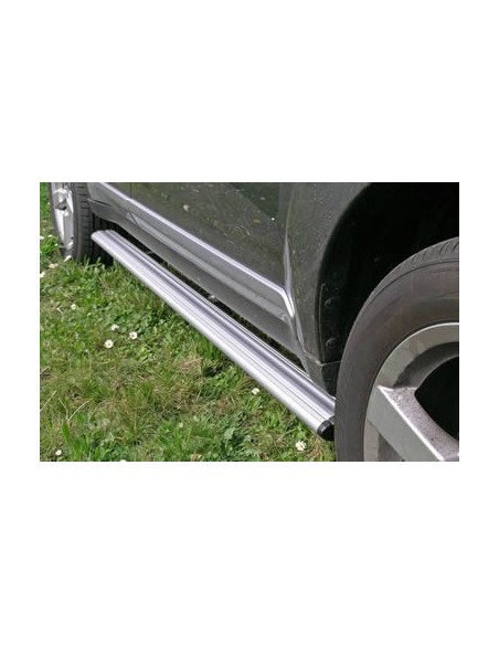 Tubi laterali ovali in alluminio di protezione Mitsubishi Outlander dal 201