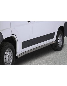 Tubi laterali protezione acciaio inox lucido 60mm Peugeot Boxer dal 2006